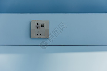 机场设施电源插座背景图片