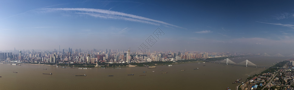 武汉全景图武汉城市建筑风光背景