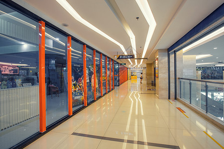 建筑室内走廊背景图片