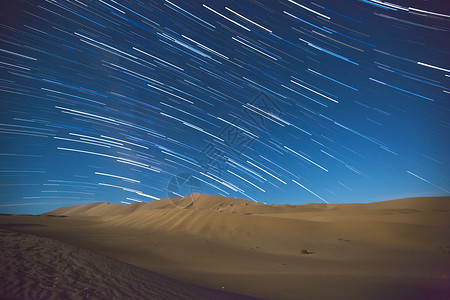 敦煌的沙漠星空图片