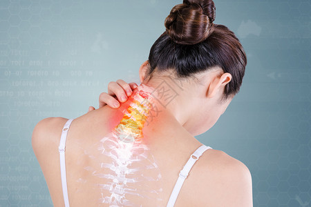 神经疼痛颈椎病设计图片