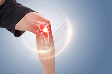 肌肉骨骼人体膝关节疼痛设计图片