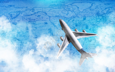 物流公司折页航空业设计图片