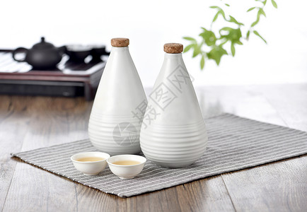 中国陶瓷茶具背景