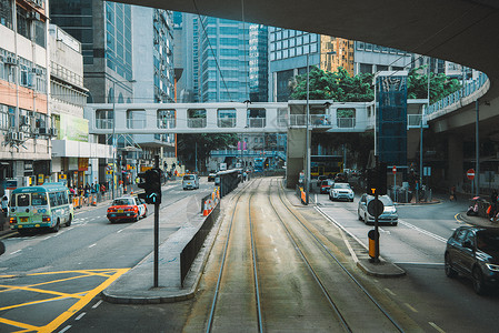 kong香港中环街景背景