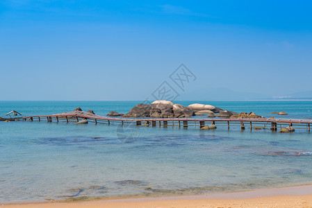 天涯海角景区海南三亚天涯海角海滨风景背景