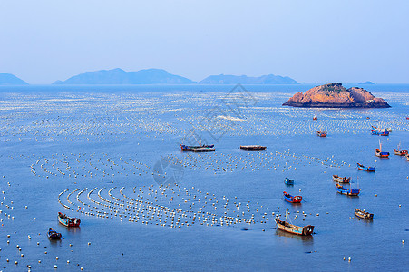 浮标捕鱼开船背景