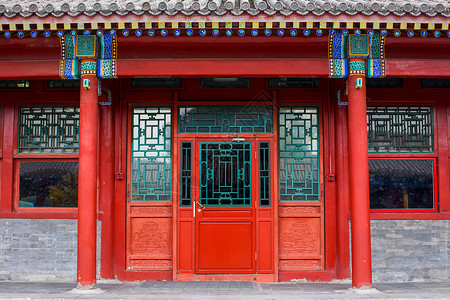 北京古建筑古代楼宇门高清图片