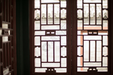 古窗子中国风窗子背景