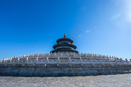 北京地标建筑天坛背景图片