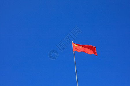 必胜红旗中国国旗背景