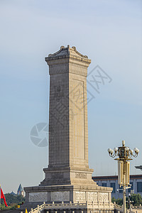 北京人民英雄纪念碑背景图片
