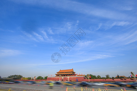 北京地标天安门背景图片