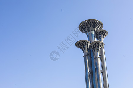 北京奥林匹克公园五环建筑高清图片