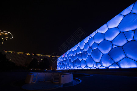 北京地标水立方背景图片