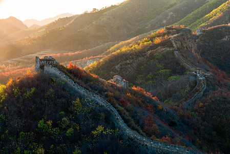 万里长城背景长城风光背景