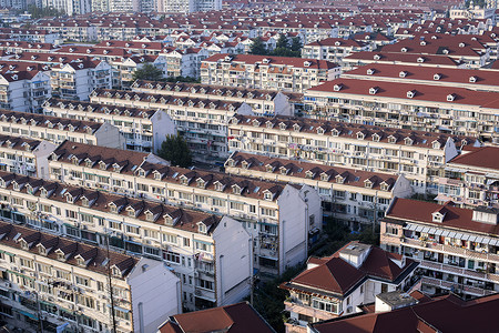 密集型住宅小区高清图片