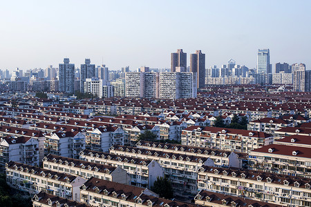 密集型住宅小区背景图片