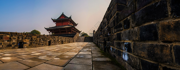 武昌起义门建筑正面高清图片