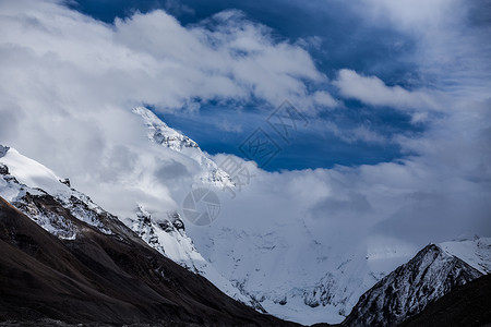 西藏珠峰珠穆朗玛峰背景