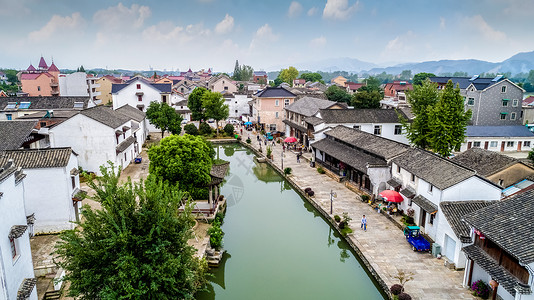 古村街景街道景致高清图片