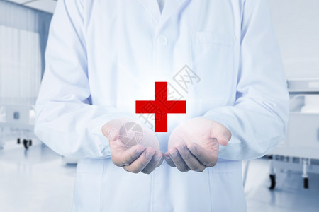 医疗保障红十字标志高清图片