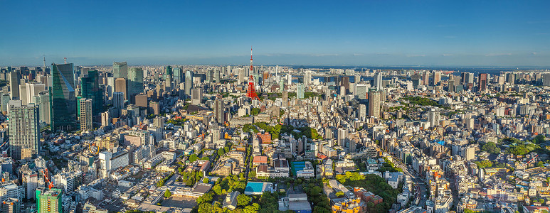 日本东京东京城市景观高清图片