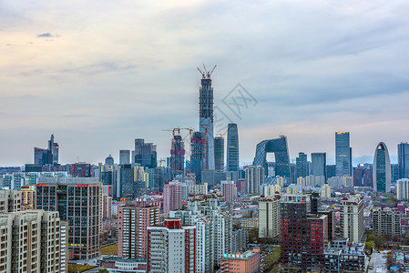 北京CBD背景图片