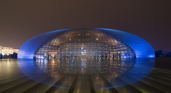 国家大剧院别墅北京高清图片