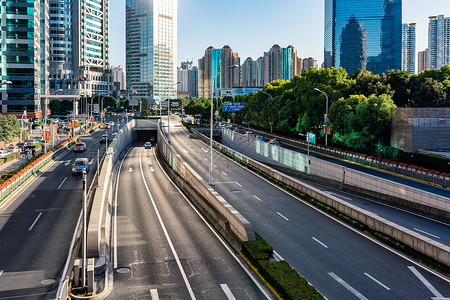 城市出行道路背景图片