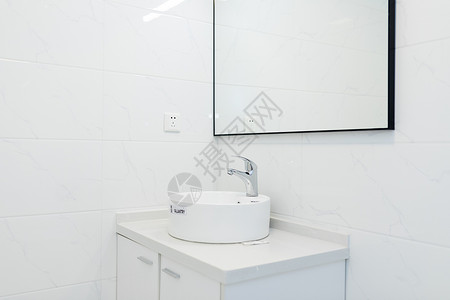 浴室柜设计简洁洗手间洗漱台背景