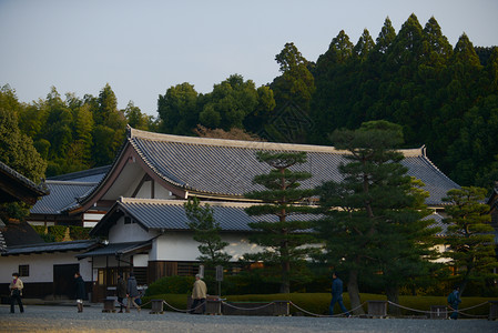 日本京都千年古寺庙背景图片