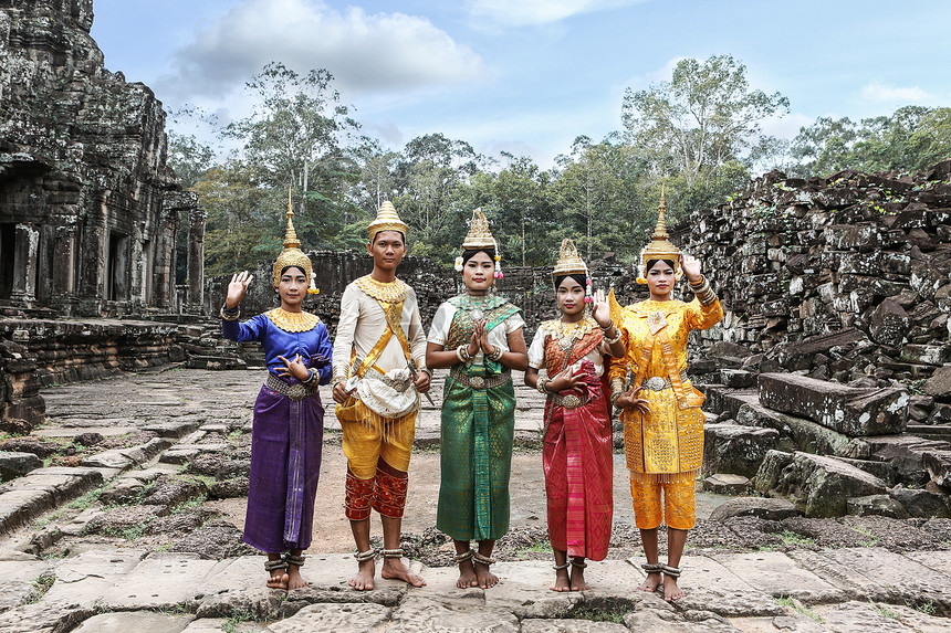 柬埔寨当地民俗人文图片