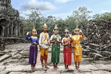 信仰素材人物柬埔寨当地民俗人文背景