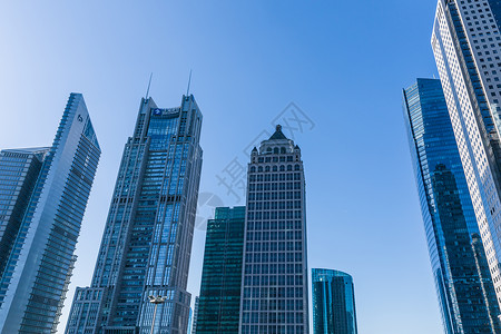 上海浦东城市高楼背景图片