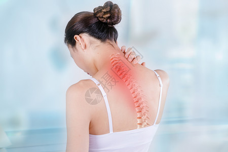痛仰脊椎疼痛医疗设计图片