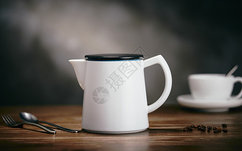 热水壶咖啡壶背景