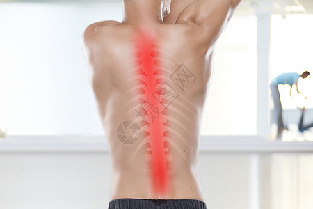 肚子男脊椎受伤设计图片