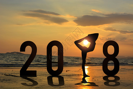 2018海边日落高清图片
