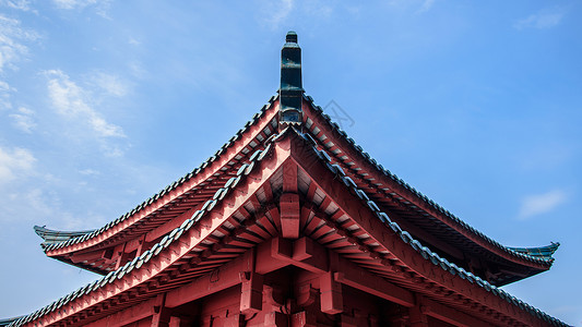 中华寺庙建筑杭州翠光亭背景