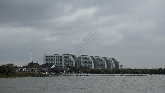 阳澄湖湖景阳澄湖湖边风景背景