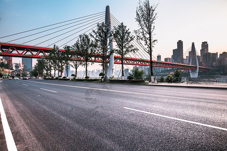 城市汽车道路背景图片