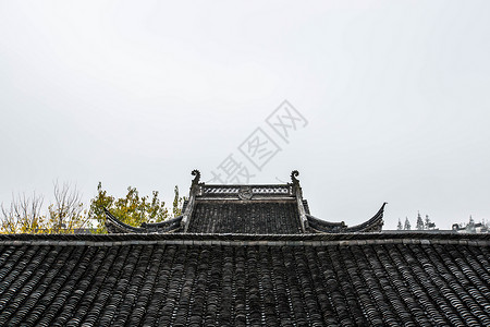 烟雨人家乌镇风光背景