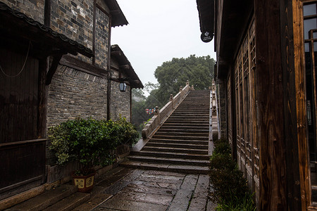 乌镇风光烟雨江南高清图片素材