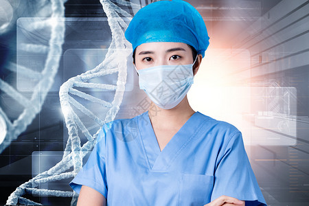 外科手术服未来医学概念设计图片