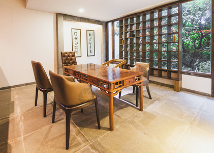 中式风格会客厅背景图片