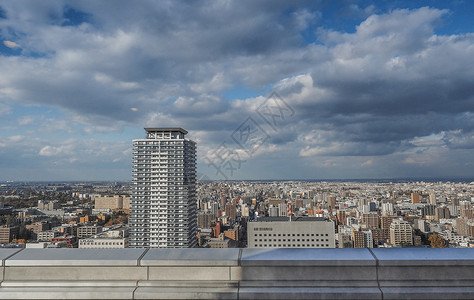 简约地铁房日本札幌城市风貌背景