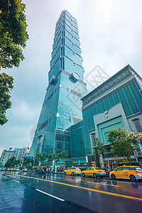 台湾台北101大厦背景图片