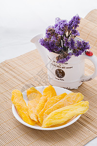 芒果干蜜饯水果烤垫高清图片