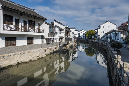 罗店古镇背景